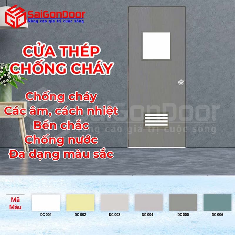 3 lợi ích khi sử dụng cửa chống cháy