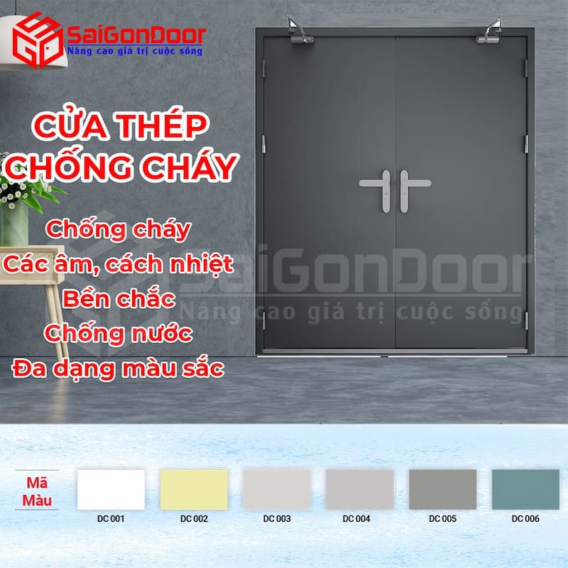 Quy chuẩn của cửa thép chống cháy tại Tp Hồ Chí Minh