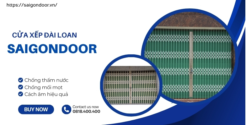 Cửa Xếp Đài Loan - Bảng Báo Giá Cập Nhật Chi Tiết T12/2024 13 Bảng báo giá cửa xếp Đài Loan chi tiết