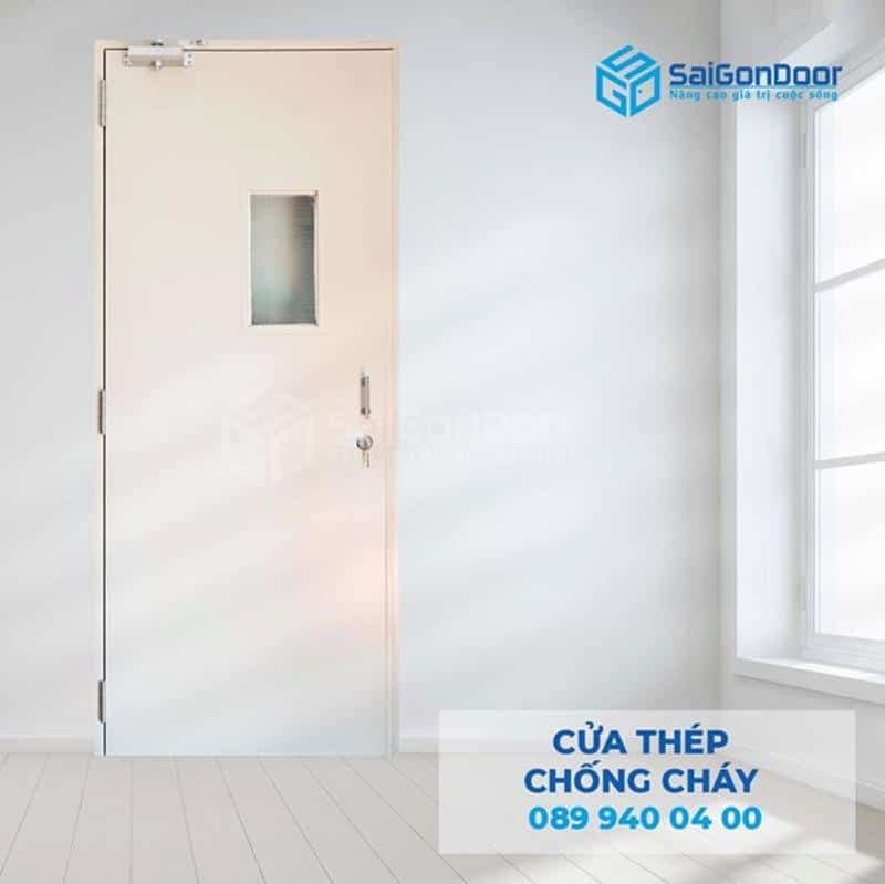 Mẫu cửa chống cháy 1 cánh phổ biến