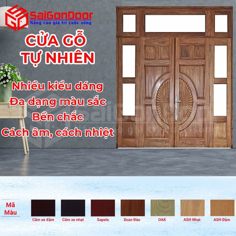 Cửa gỗ lim Nam Phi - Cửa gỗ tự nhiên Tali