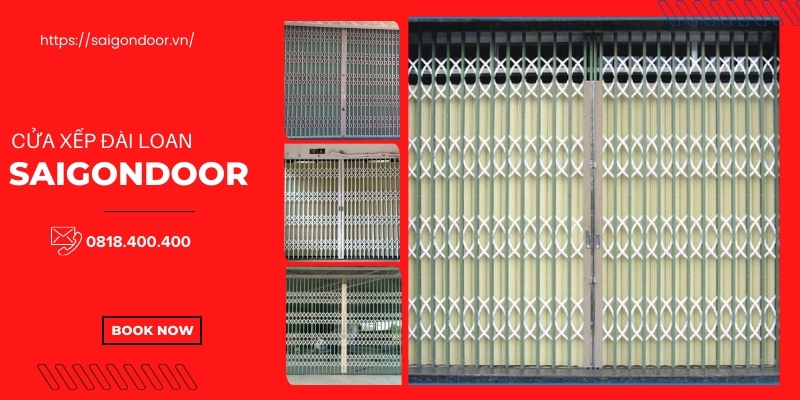 Cửa Xếp Đài Loan - Bảng Báo Giá Cập Nhật Chi Tiết T12/2024 24 Địa chỉ mua hàng uy tín nhất hiện nay