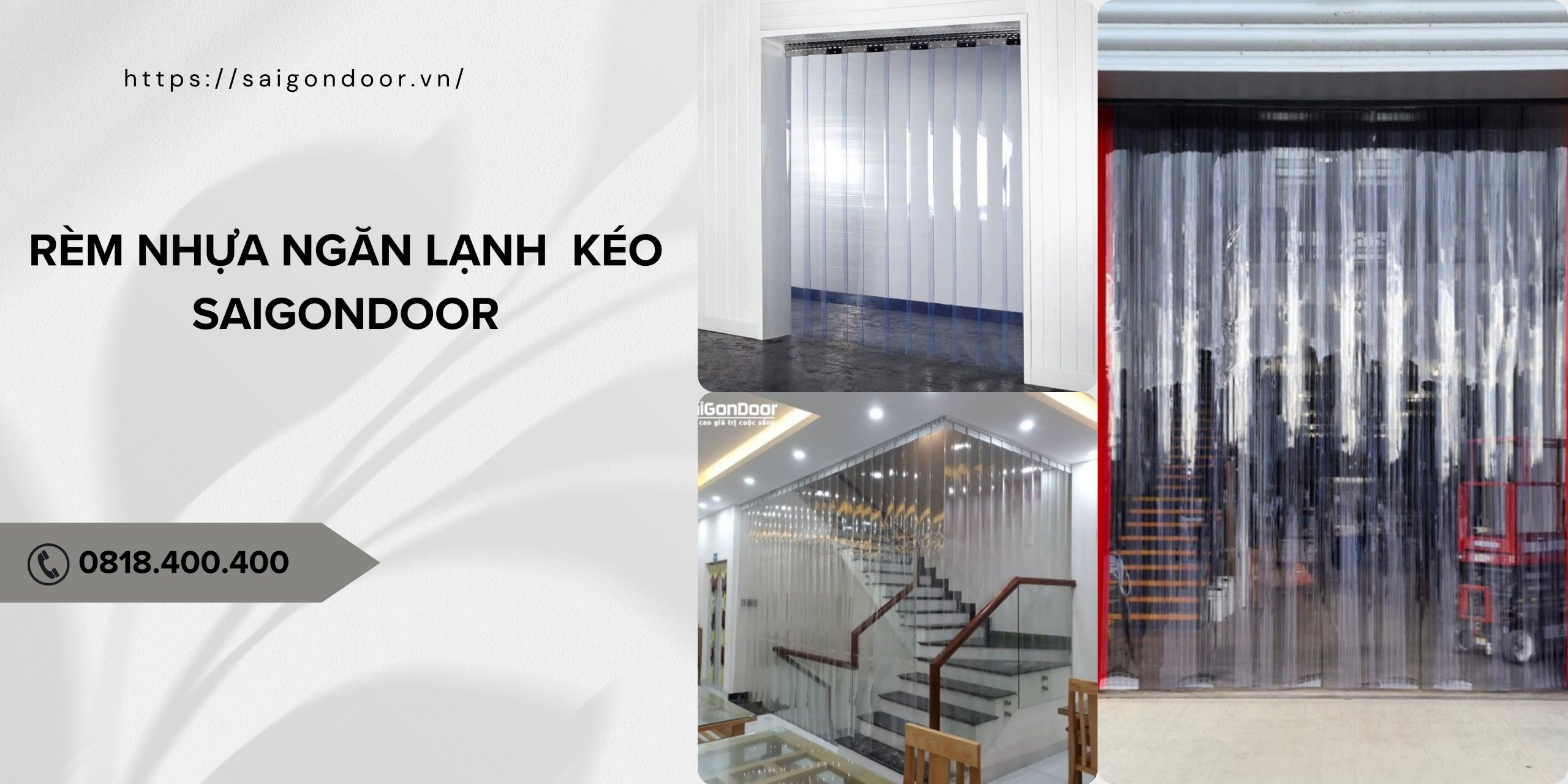 Mua rèm nhựa ngăn lạnh kéo tại SaiGonDoor