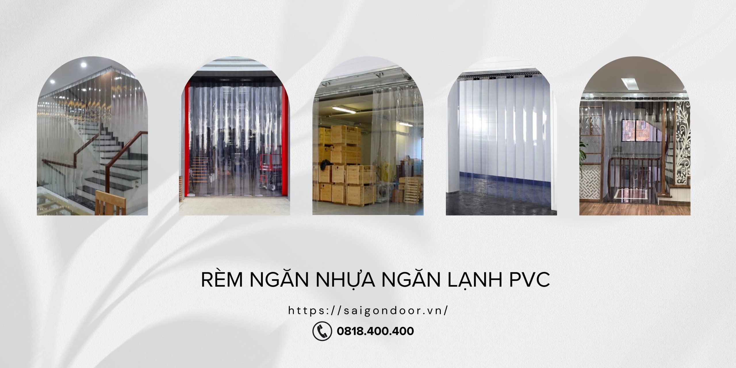 Rèm ngăn lạnh kéo PVC