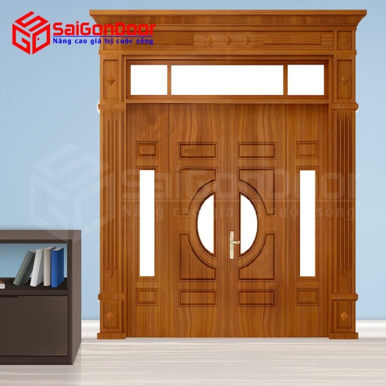 SaiGonDoor - Địa chỉ bán cửa thép giả vân gỗ tại Hậu Giang uy tín