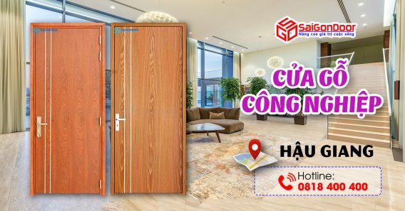 Báo giá thi công lắp đặt cửa gỗ công nghiệp Hậu Giang 