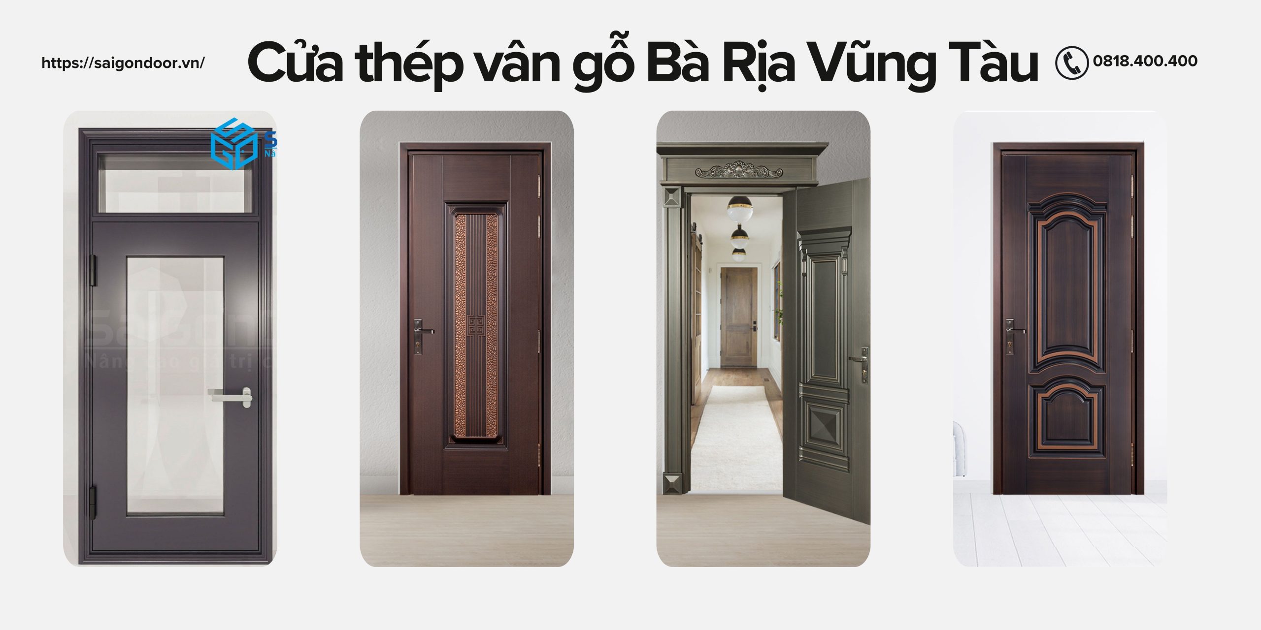 Cửa thép vân gỗ được ưa chuộng tại Bà Rịa Vũng Tàu