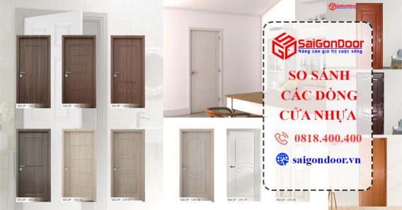 So sánh các dòng cửa nhựa