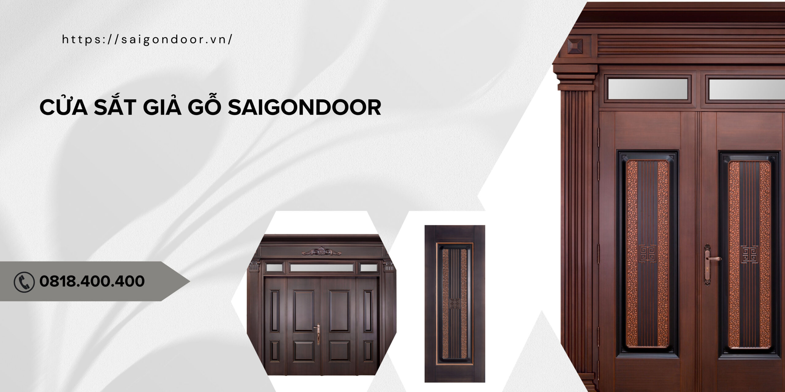 SaiGonDoor - Địa chỉ mua cửa sắt giả gỗ Cà Mau uy tín hiện nay