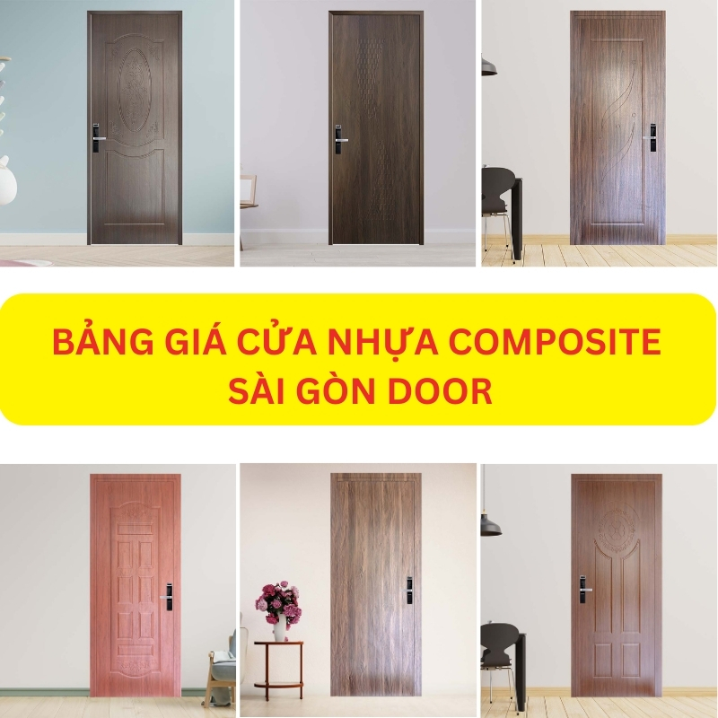 Bảng giá cửa nhựa composite Sài Gòn Door