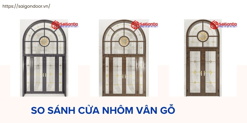 Đánh giá ưu nhược điểm cửa nhôm vân gỗ 