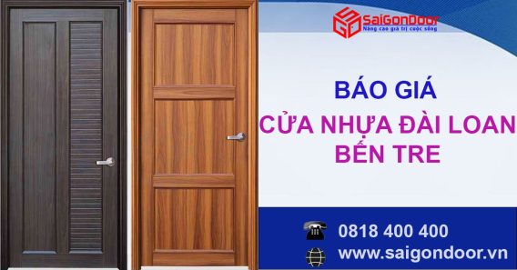 SaiGonDoor - Đơn vị cung cấp cửa nhựa Đài Loan tại Bến Tre uy tín hàng đầu