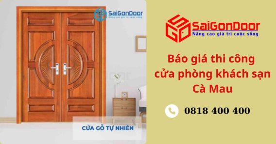 Báo Giá Thi Công Cửa Phòng Khách Sạn Cà Mau